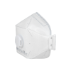 Respiratorius FS-223V FFP2 NR D su vožtuvėliu, trijų plokštumų, dirželiai per galva