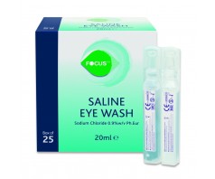 Akių praplovimo ampulės FOCUS 6058, 25 x 20 ml