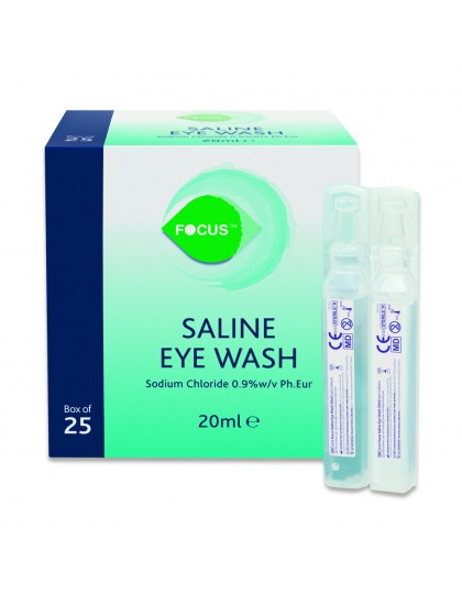 Akių praplovimo ampulės FOCUS 6058, 25 x 20 ml