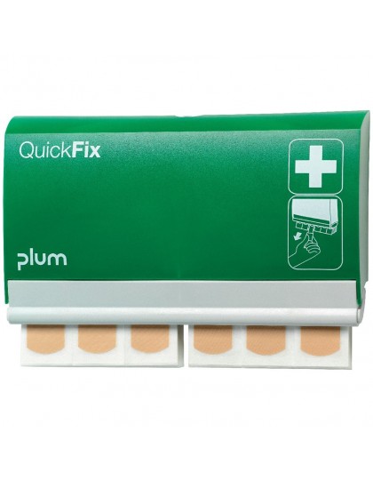 Dispenseris PLUM QUICKFIX 5501 su vandeniui atspariais pleistrais, (2x45 vnt. pleistrų)
