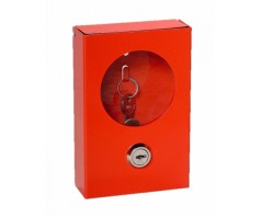Dėžutė raktui raudonos spalvos (metalinė)