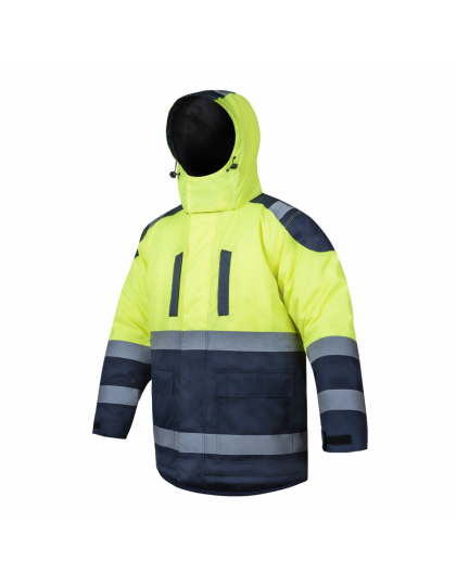 Striukė gero matomumo KAUKAZ Hi-Viz geltona/mėlyna
