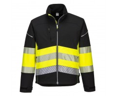 Striukė Portwest PW375 gero matomumo softshell spalva: juoda/geltona