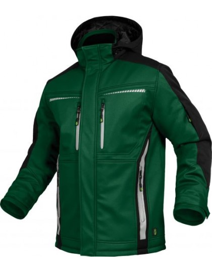 Striukė Triuso FLEXI21 Šilta Softshell, tamsiai žalia/juoda