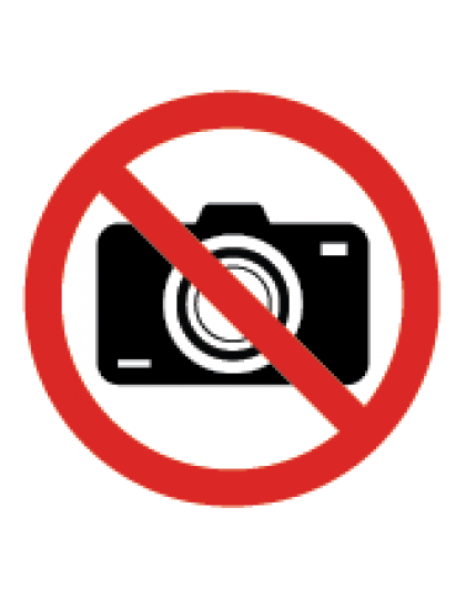 Ženklas draudžiama fotografuoti