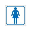 Ženklas sanitarinis mazgas WC moterims