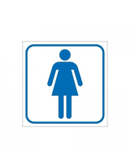 Ženklas sanitarinis mazgas WC moterims