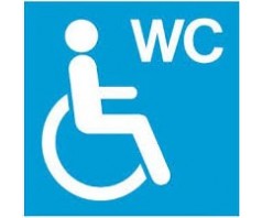 Ženklas sanitarinis mazgas WC neįgaliesiems